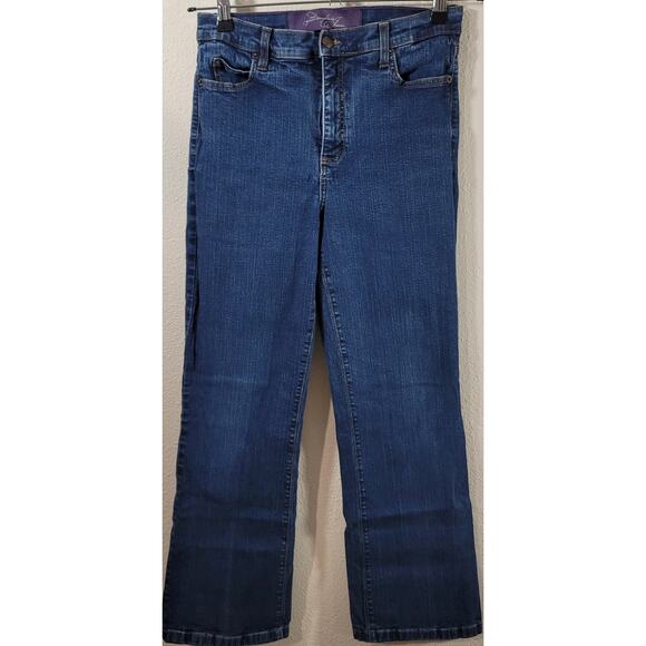 Not Your Daughters Jean Dark Blue Denim Jeans 10 Lightweight 5 Pocket Design - Picture 1 of 5